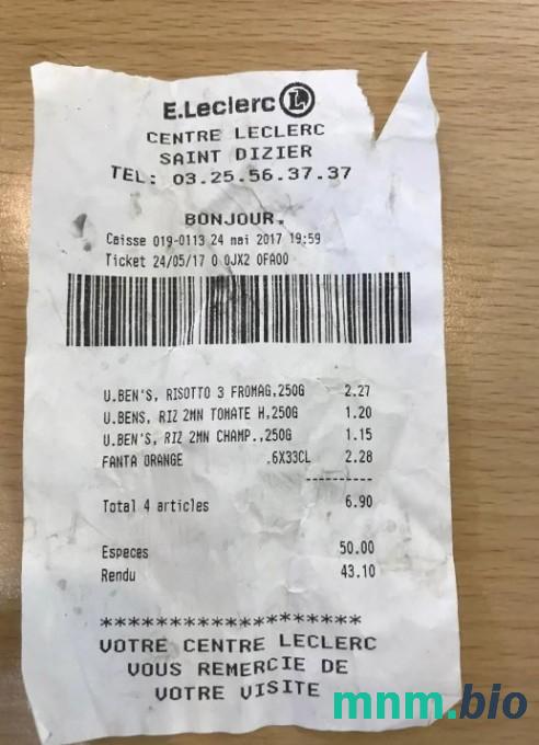 E.Leclerc szablon pokwitowania płatności PSD